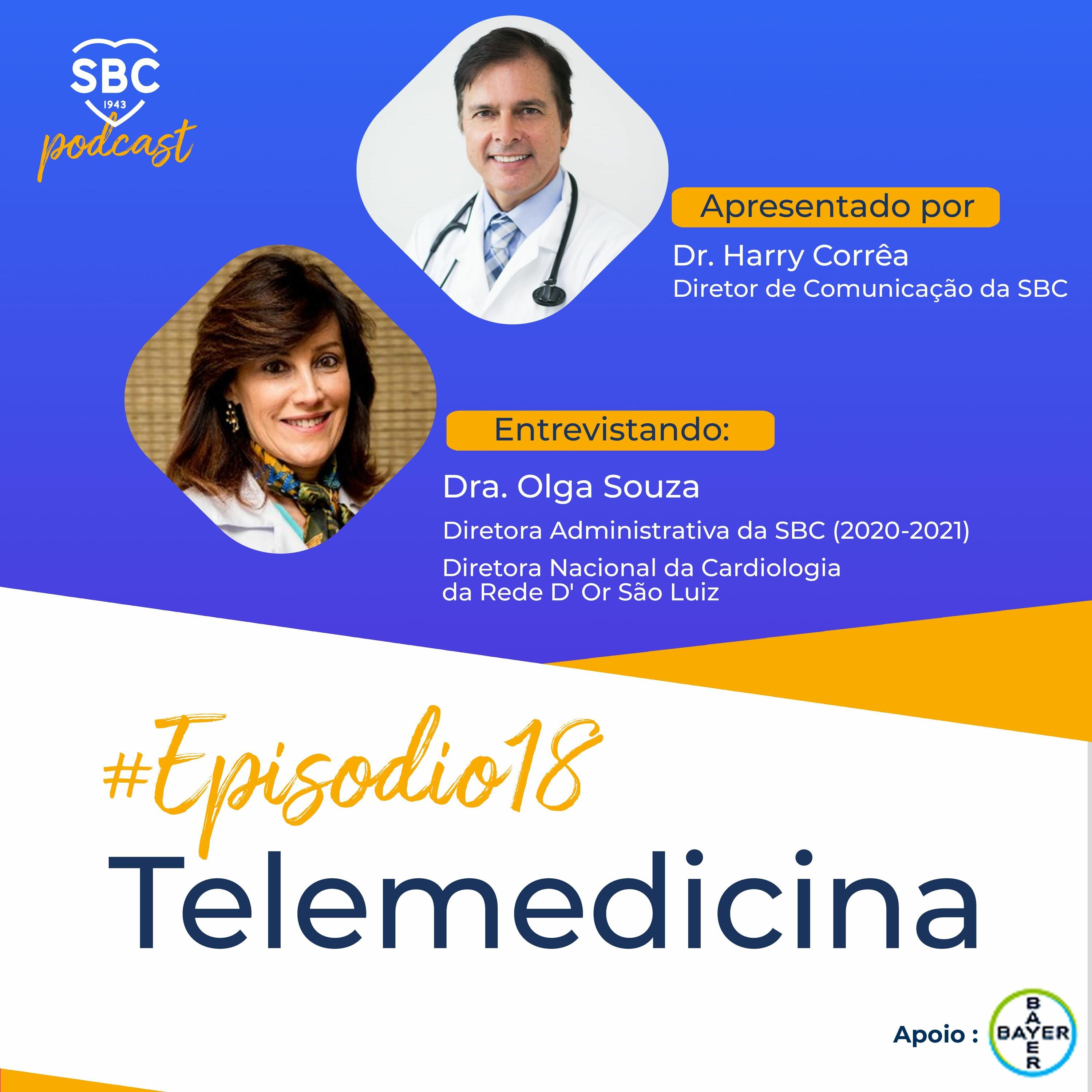 Neste episódio a Dra Olga Souza apresenta o novo programa de telemedicina da SBC.
